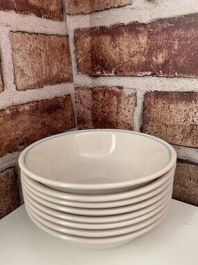 Corning Corelle Blue Lily Fruit/Dessert/Cereal Bowl (No. 87669) Set of 8